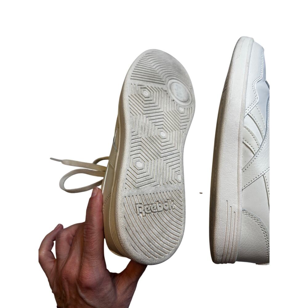 Reebok Tennis Sneakers Cream & Light Blue Like New Women’s Size 9 - Picture 2 of 5